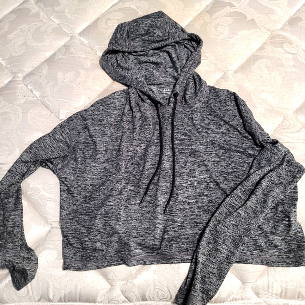 Athleta Crop Hoodie XS